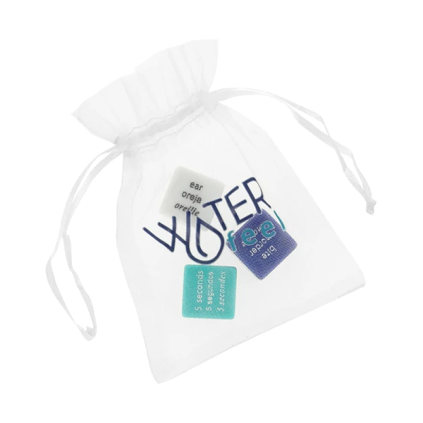 Waterfeel Erotisch Dobbelspel met Actie-, Plaats- en Tijd Dobbelstenen Waterfeel Erotisch Dobbelspel met Actie-, Plaats- en Tijd Dobbelstenen