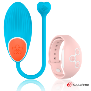 Wearwatch Egg Afstandsbediening Vibrator met Horloge Blauw / Roze Wearwatch Egg Afstandsbediening Vibrator met Horloge Blauw / Roze - Afbeelding 2