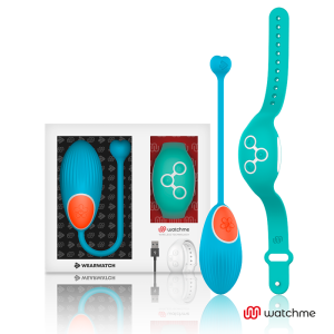 Wearwatch Ei-Vibrator mit Watchme-Fernbedienung Eiblau Aquamarin Wearwatch Ei-Vibrator mit Watchme-Fernbedienung Eiblau Aquamarin – Bild 1