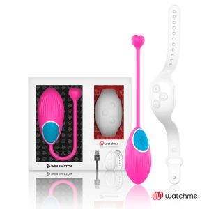 Wearwatch Egg Vibrator met afstandsbedieningshorloge Fuchsia / Niveo