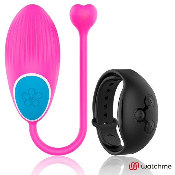 Wearwatch EGG Vibrator mit Watchme-Fernbedienung Fuchsia