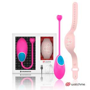 Wearwatch Watchme-technologie afstandsbediening-ei vibrator Fuchsia/Roze Wearwatch Watchme-technologie afstandsbediening-ei vibrator Fuchsia/Roze - Afbeelding 1