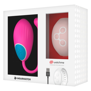 Wearwatch Watchme-technologie afstandsbediening-ei vibrator Fuchsia/Roze Wearwatch Watchme-technologie afstandsbediening-ei vibrator Fuchsia/Roze - Afbeelding 6