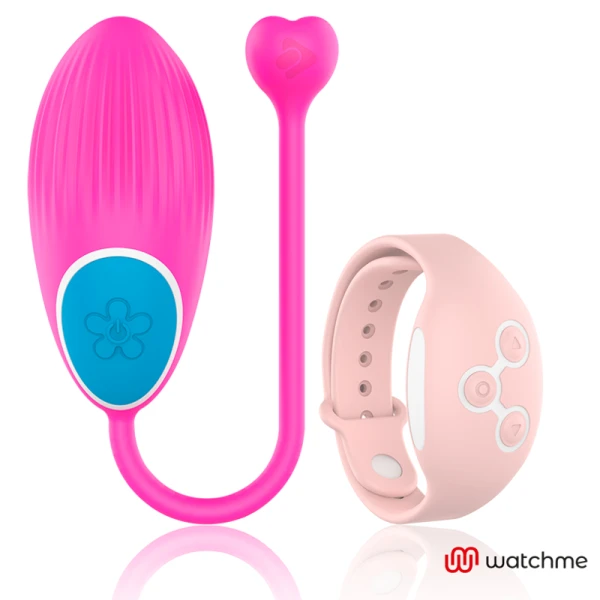Wearwatch Watchme-technologie afstandsbediening-ei vibrator Fuchsia/Roze