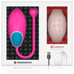 Wearwatch Watchme-technologie afstandsbediening-ei vibrator Fuchsia/Roze Wearwatch Watchme-technologie afstandsbediening-ei vibrator Fuchsia/Roze - Afbeelding 7