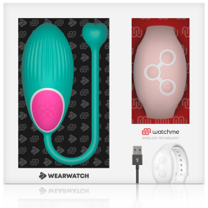 Wearwatch Ei-Vibrator met Watchme-afstandsbediening, zeewater/roze Wearwatch Ei-Vibrator met Watchme-afstandsbediening, zeewater/roze - Afbeelding 6
