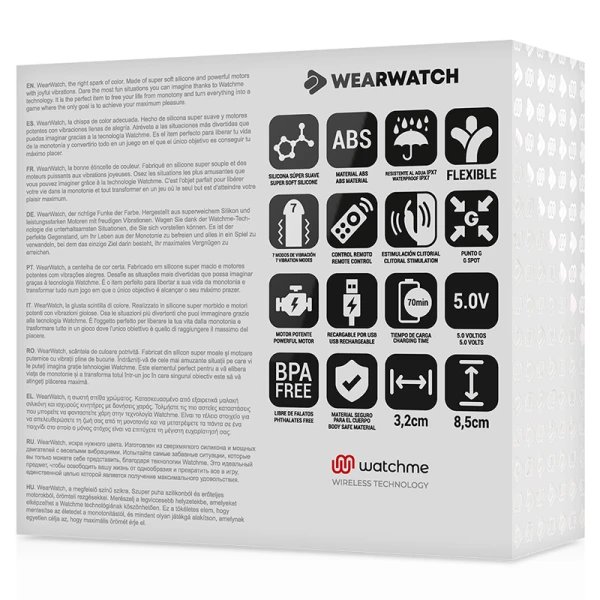Wearwatch Watchme Dual Technology Vibrator Indigo