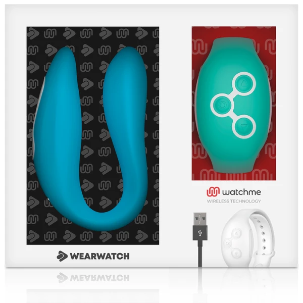 Wearwatch Dual-Technologie-Watchme-Vibrator Spezialvibrator Indigo/Meerwasser
