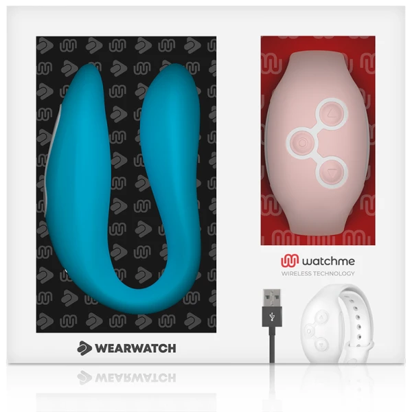 Wearwatch Watchme Dual Technology Vibrator met innovatieve duale technologie Indigo / Roze