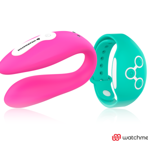 Wearwatch Dual-Technologie-Vibrator WatchMe Fuchsia / Zeewater Wearwatch Dual-Technologie-Vibrator WatchMe Fuchsia / Zeewater - Afbeelding 2