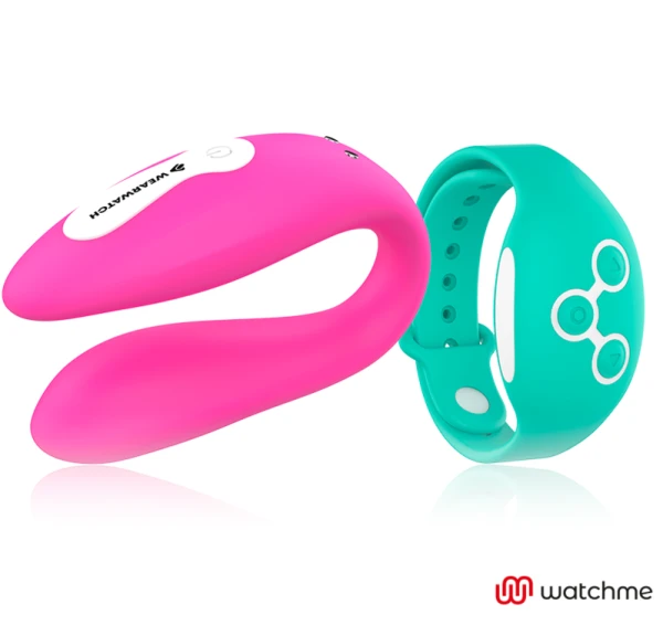 Wearwatch Dual-Technologie-Vibrator WatchMe Fuchsia / Zeewater Wearwatch Dual-Technologie-Vibrator WatchMe Fuchsia / Zeewater