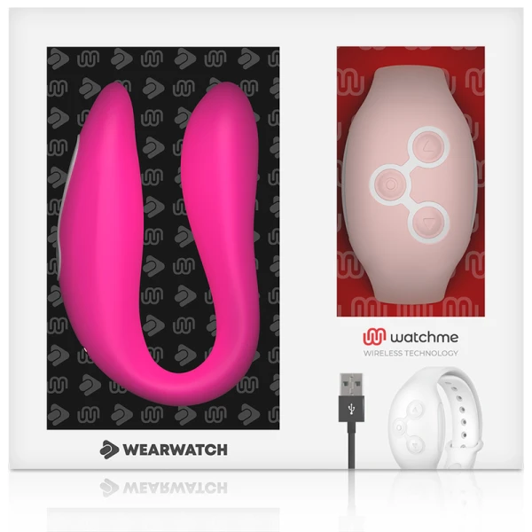Wearwatch Watchme Dual Technology Vibrator met innovatieve technologie Fuchsia / Roze