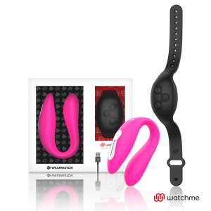 Wearwatch Watchme Dual Technology Vibrator met kleurwissel in fuchsia/azabache Wearwatch Watchme Dual Technology Vibrator met kleurwissel in fuchsia/azabache - Afbeelding 1