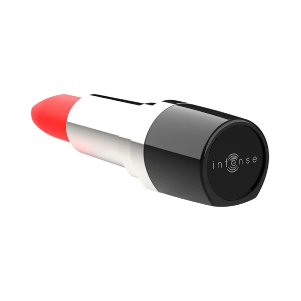 Intense FUN Toys Lippsy opzetvibrator in lippenstiftvorm, zwart