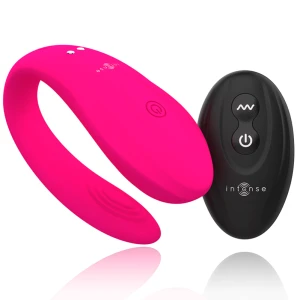 Intense Bruno Partner Double Pleasure Pink Opgelegde Vibrator voor Paren