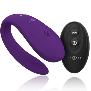 Intense Bruno Paarvibrator met Afstandsbediening, Lila