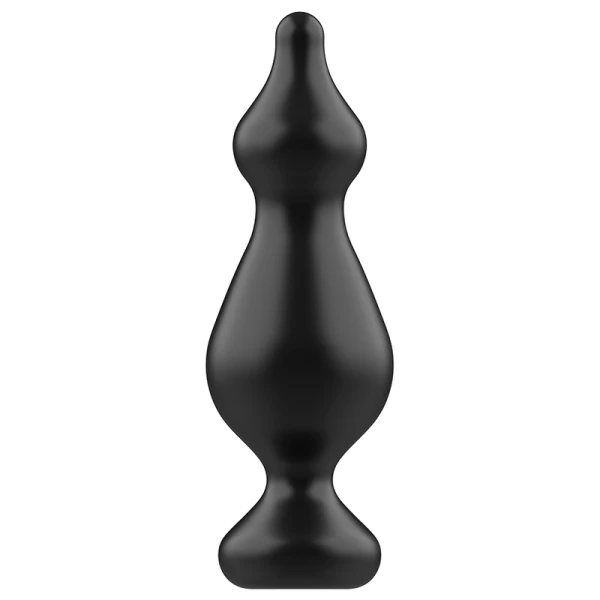 Addicted Toys Analplug van siliconen 13,6 cm zwart