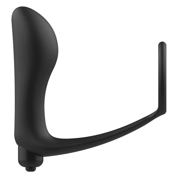 Addicted Toys Vibratorischer Analplug mit Penisring aus Silikon Addicted Toys Vibratorischer Analplug mit Penisring aus Silikon