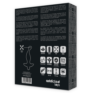 Addicted Toys Anale vibrator met zwarte trilling en parel voor prostaatmassage Addicted Toys Anale vibrator met zwarte trilling en parel voor prostaatmassage - Afbeelding 7