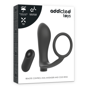 Addicted Toys Analplug mit Penisring und Fernbedienung, schwarz Addicted Toys Analplug mit Penisring und Fernbedienung, schwarz – Bild 7