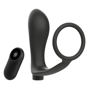 Addicted Toys Analplug mit Penisring und Fernbedienung, schwarz Addicted Toys Analplug mit Penisring und Fernbedienung, schwarz – Bild 3