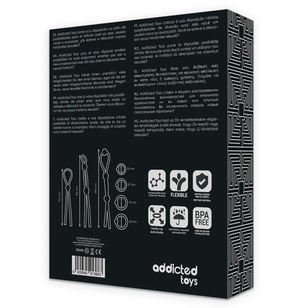 Addicted Toys Siliconen Cockring Set 7-delig flexibel