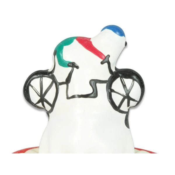 Condomerie handbeschilderde nieuwigheidscondooms Fiets uniek