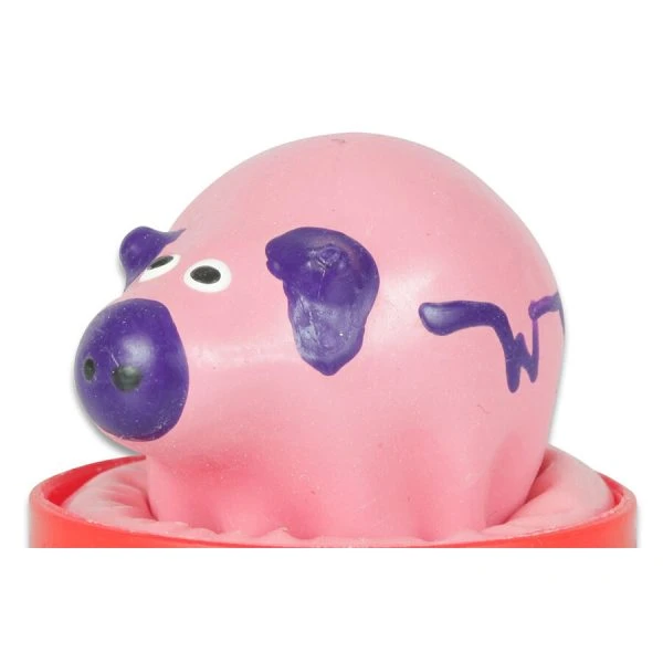 Condomerie Handbemalte Neuheitskondome Kleines Schwein im Bohemian-Art-Stil