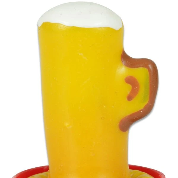 Condomerie Handbeschilderd Nieuwigheidscondoom Een Glas Bier