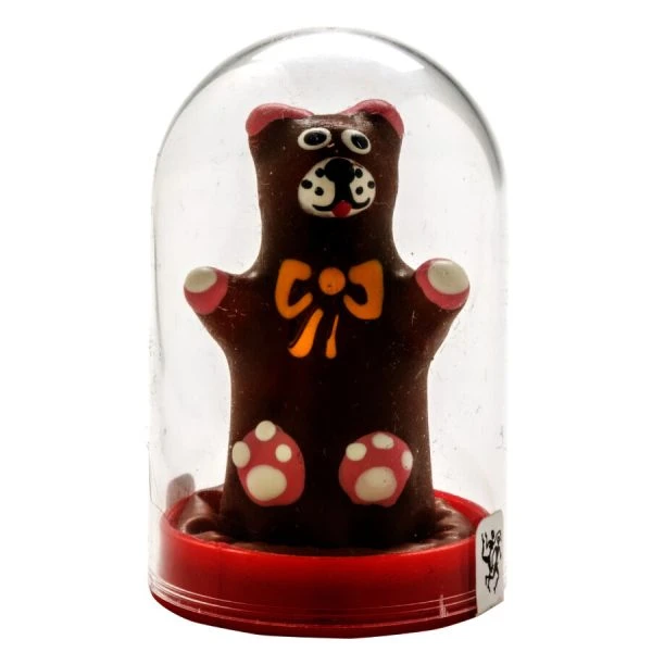 Condomerie Handbemalte Neuheitskondome Teddybär Unikat aus Naturlatex