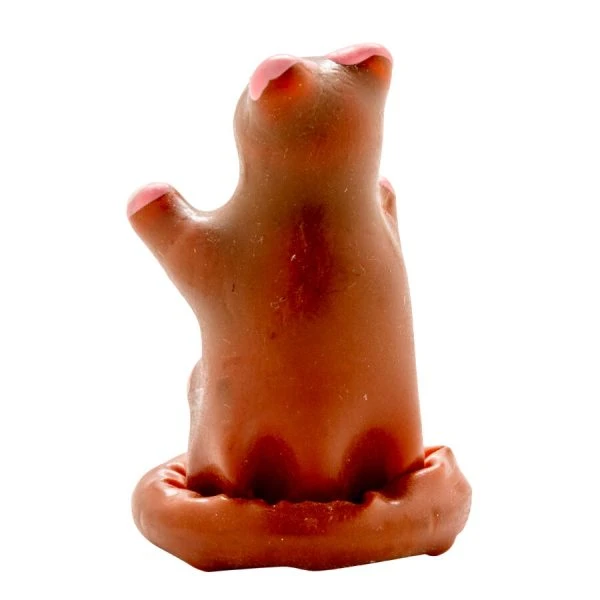 Condomerie Handbemalte Neuheitskondome Teddybär Unikat aus Naturlatex