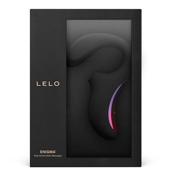 Lelo Enigma Dual-Action-Massager mit Schallwellen und G-Punkt-Stimulation Schwarz