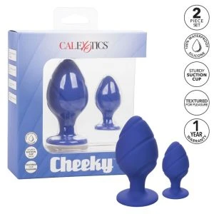 Calexotics Cheeky Buttplug van siliconen paars