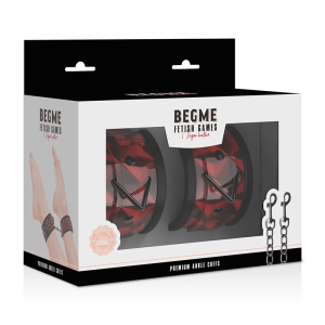 Begme Fetish Games RED Edition Premium Knöchel-Fußfesseln mit Neoprenfutter Begme Fetish Games RED Edition Premium Knöchel-Fußfesseln mit Neoprenfutter – Bild 9