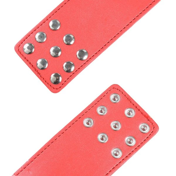 Ohmama Fetish Handschellen rot mit Schnappverschluss Ohmama Fetish Handschellen rot mit Schnappverschluss