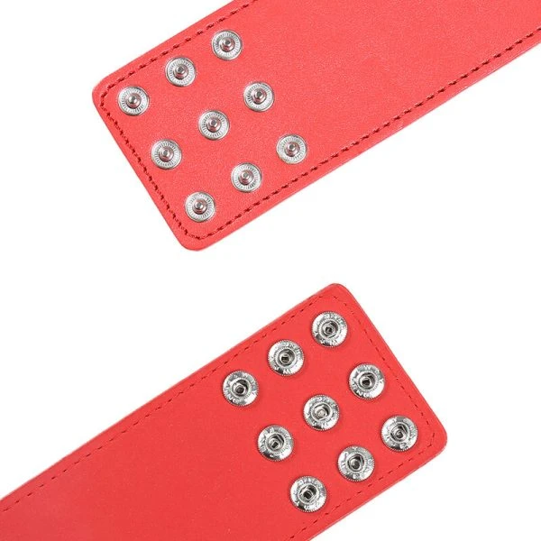 Ohmama Fetish Handschellen rot mit Schnappverschluss Ohmama Fetish Handschellen rot mit Schnappverschluss