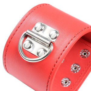 Ohmama Fetish Handschellen rot mit Schnappverschluss Ohmama Fetish Handschellen rot mit Schnappverschluss – Bild 11