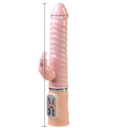 Baile Hitze Fire Bunny Rampante Vibrator met verwarmingsfunctie 27 cm