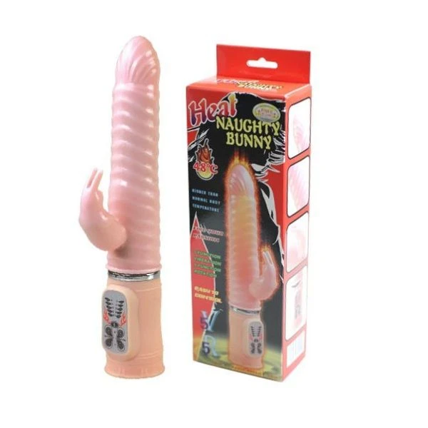 Baile Hitze Fire Bunny Rampante Vibrator met verwarmingsfunctie 27 cm