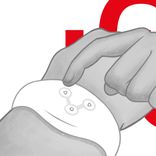 Watchme Wireless-Technologie-Uhr zur Steuerung von Wearable-Sextoys, weiß