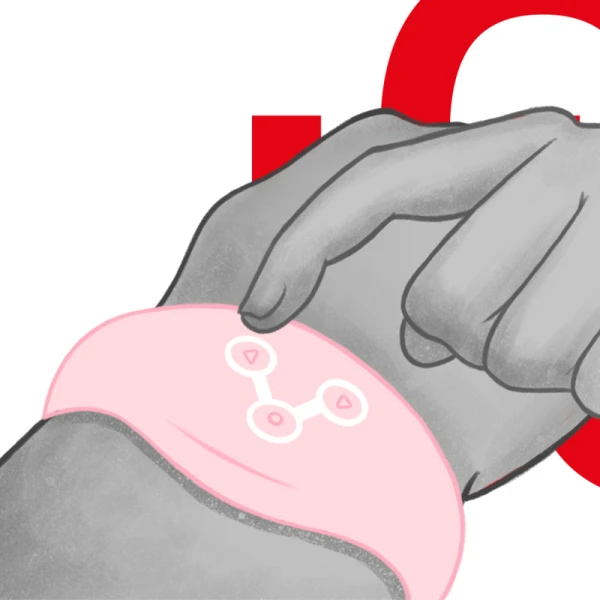 Watchme Wireless-Technologie-Uhr Sex-Smartwatch zacht roze Watchme Wireless-Technologie-Uhr Sex-Smartwatch zacht roze