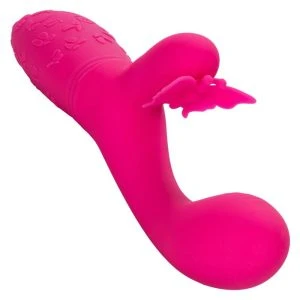 Calexotics Vlinderkus Flutter Vibrator met Clitstimulator, roze