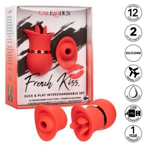 Calexotics French Kiss Suck & Play Set Auflegevibrator mit Saug- und Zungenfunktion Calexotics French Kiss Suck & Play Set Auflegevibrator mit Saug- und Zungenfunktion – Bild 2