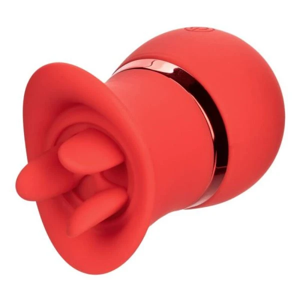 Calexotics French Kiss Suck & Play Set Auflegevibrator mit Saug- und Zungenfunktion