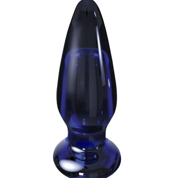 Toyjoy The Shining vibrierender Analplug aus Glas mit fünf Modi und Geschwindigkeiten