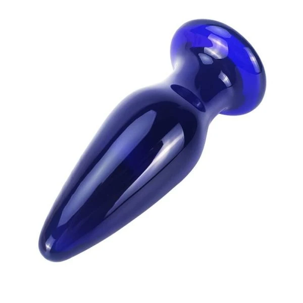 Toyjoy The Shining vibrierender Analplug aus Glas mit fünf Modi und Geschwindigkeiten