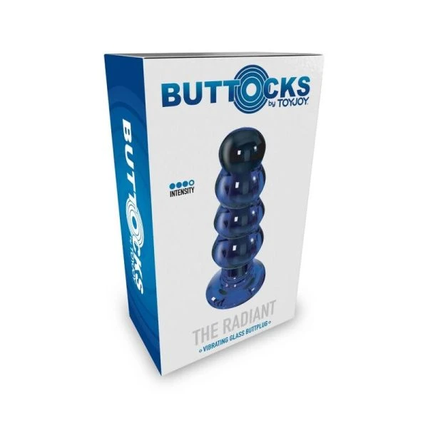 Toyjoy Buttocks Der Strahlende Glas-Analplug vibrierend Toyjoy Buttocks Der Strahlende Glas-Analplug vibrierend