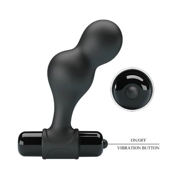 Mr Play Analvibrator met 10 functies, zwart Mr Play Analvibrator met 10 functies, zwart