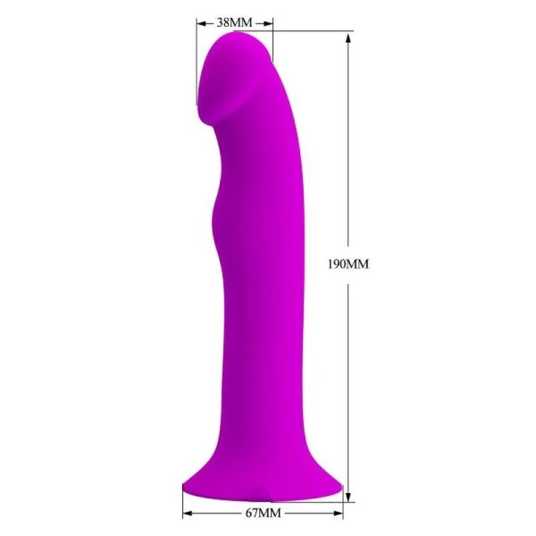 Pretty Love Murray Vibrator en G-spot stimulator met zuignap, paars Pretty Love Murray Vibrator en G-spot stimulator met zuignap, paars