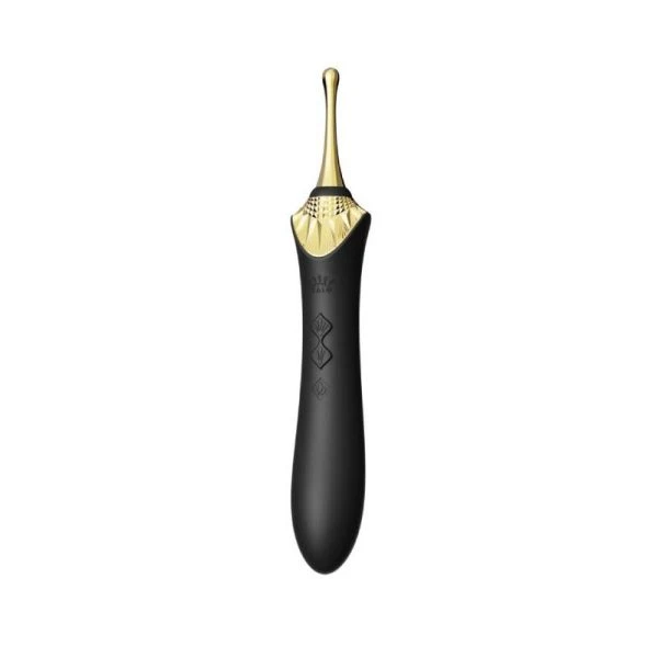 Zalo Bess 2 Clitoral Massager mit Heizfunktion und 4 Aufsätzen Schwarz